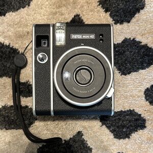 Fujifilm Instax Mini 40 Instant Camera - Black and Silver
